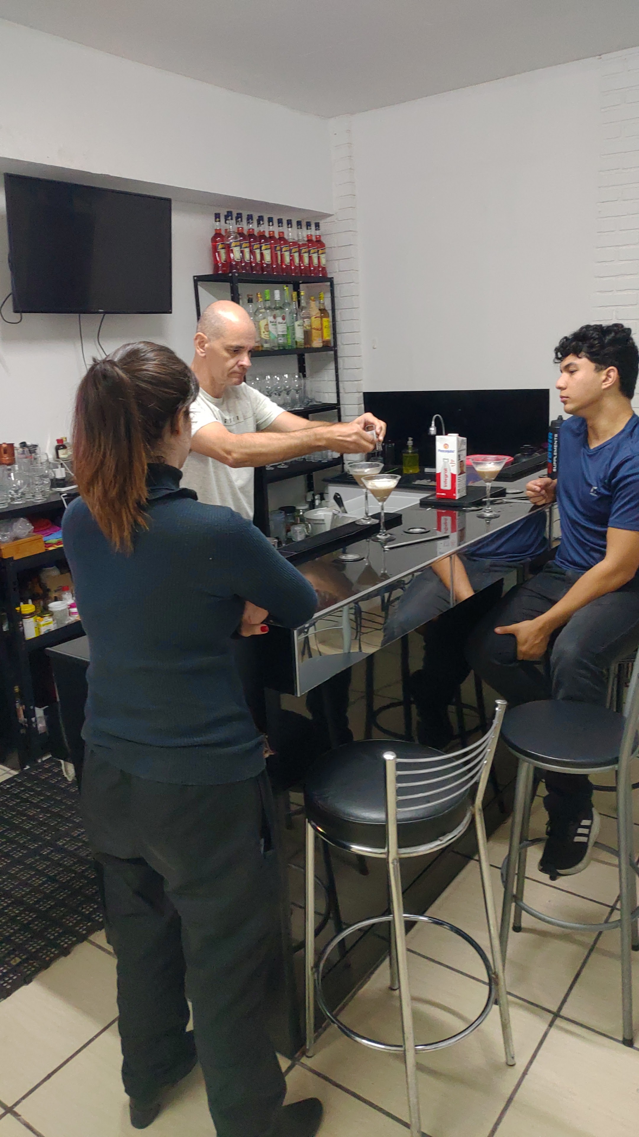 Turma durante a formação presencial